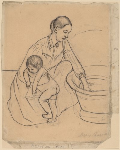 O Banho [reto] de Mary Cassatt