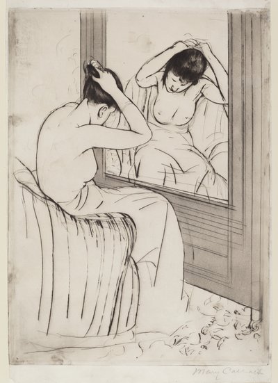 O penteado de Mary Cassatt
