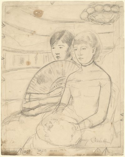 O Loge [reto], 1882. de Mary Cassatt
