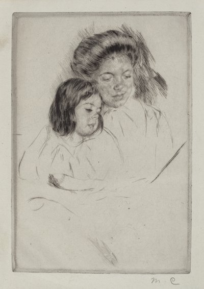 O Livro de Imagens Nº 1, c. 1901. de Mary Cassatt