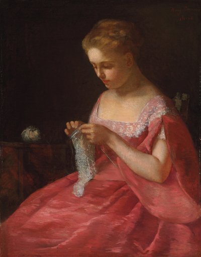A Jovem Noiva, c.1866-67 de Mary Cassatt
