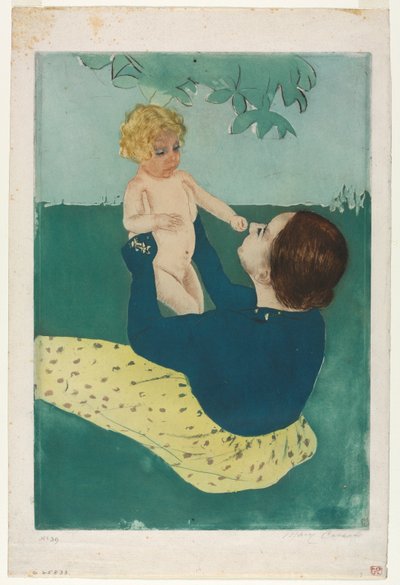 Sob a castanheira, 1896-1897. de Mary Cassatt