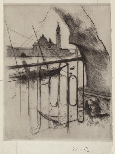 Vista de Veneza de Mary Cassatt