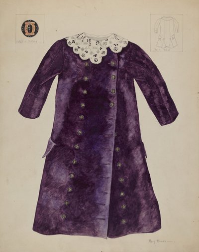 Casaco de criança, c. 1937. de Mary E Humes