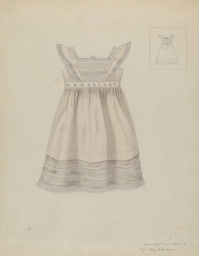 Vestido de criança, c. 1937. de Mary E Humes