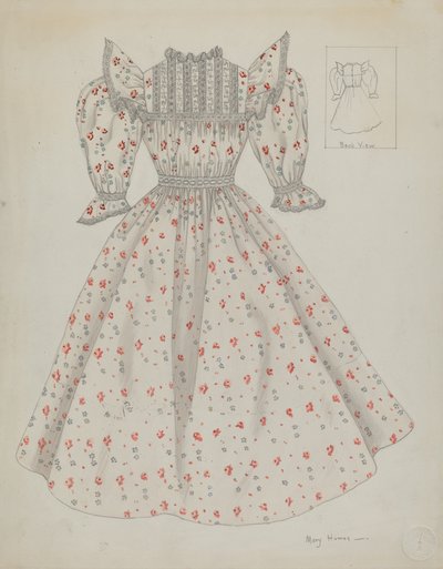 Doll Dress, c. 1936. de Mary E Humes