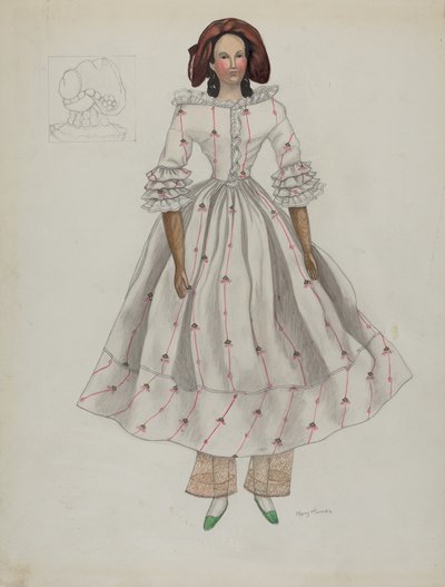 Boneca, c. 1936. de Mary E Humes