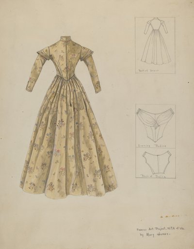 Vestido, c. 1937. de Mary E Humes