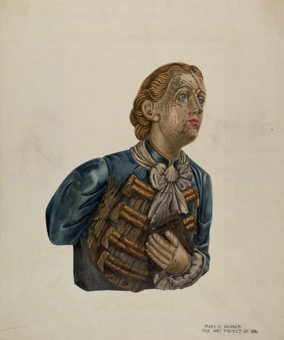 Figurehead de Bark George, c. 1939. de Mary E Humes