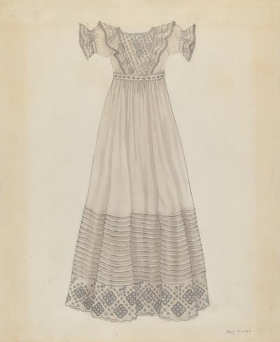 Vestido infantil, c. 1936. de Mary E Humes