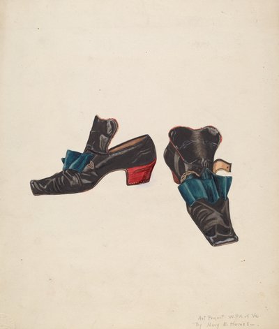 chinelos de homem de Mary E. Humes