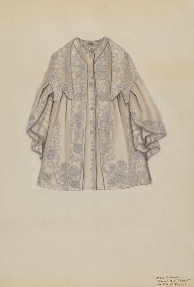 Manto de Ópera, c. 1938. de Mary E Humes