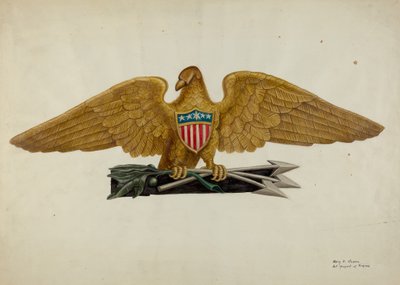 Stern Board, c. 1940. de Mary E Humes