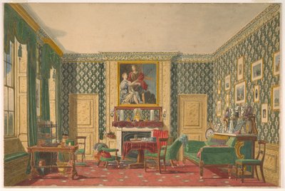 Desenho, Um Interior, 1837-40 de Mary Ellen Best
