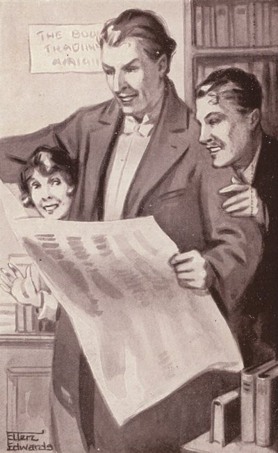Ilustração para Kipps de H. G. Wells (litografia) de Mary Ellen Edwards