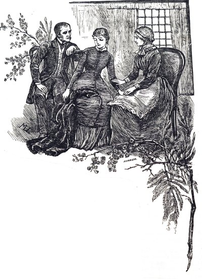 Os pais com a filha cega de Mary Ellen Edwards