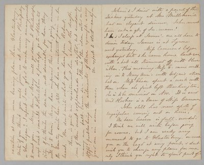 Carta de Mary Jane Hale Welles a Gideon Welles, 15 de agosto de 1863. de Mary Hale