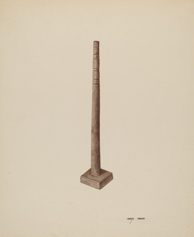 Candelabro, c. 1940. de Mary Hansen