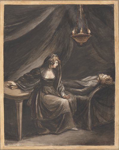 Lady Percy a Observar os Sleeping Hotspur de Mary Hoare