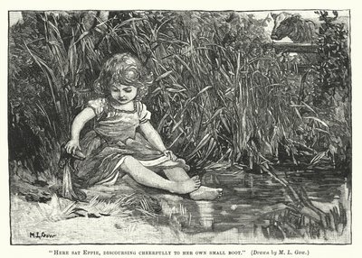 Silas Marner - Aqui sentou Eppie, discursando alegremente para sua pequena bota de Mary L. Gow