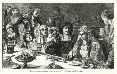 A noiva tímida está a seu lado (gravura) de Mary L. Gow