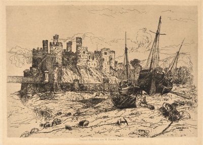 Castelo de Conway, País de Gales de Mary Nimmo Moran