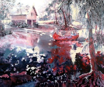 Casa de barco Elvaston e lago de Mary Smith