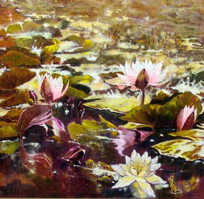 Lírios nos jardins de Melbourne de Mary Smith