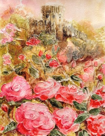Rosas em jardins de Windsor de Mary Smith