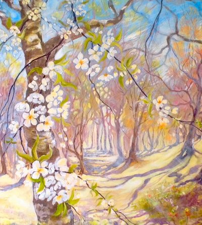 grandes flores na primavera de Mary Smith