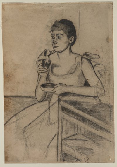 Café após o jantar de Mary Cassatt