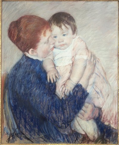 Agatha e o seu filho de Mary Stevenson Cassatt