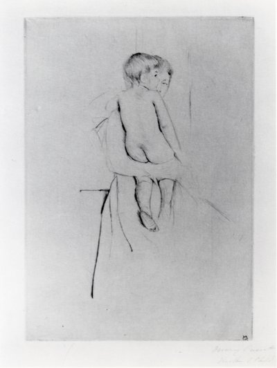 As costas do bebê de Mary Stevenson Cassatt