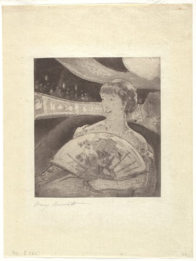 Na Caixa da Ópera de Mary Stevenson Cassatt