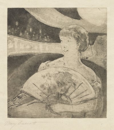 Na caixa da ópera de Mary Cassatt