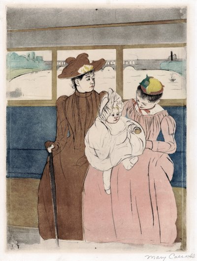 No omnibus de Mary Stevenson Cassatt