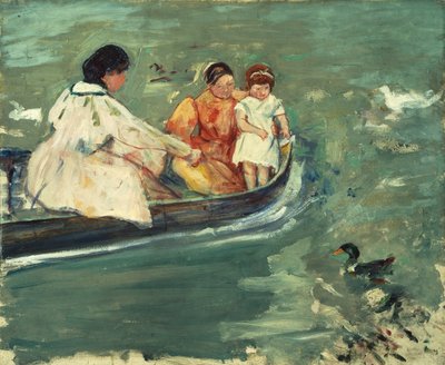 Na água de Mary Stevenson Cassatt