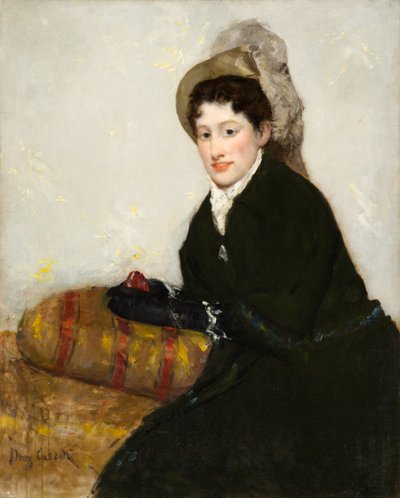 Retrato de Madame X vestida para a matinê de Mary Stevenson Cassatt