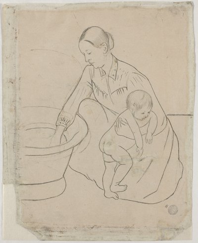 O Banho [verso] de Mary Stevenson Cassatt