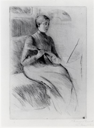 O Jogador de Bandolim de Mary Stevenson Cassatt