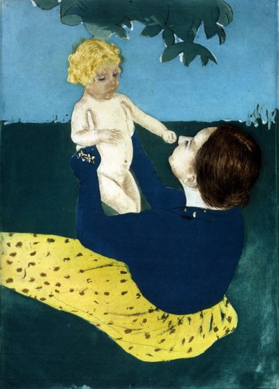 Debaixo do castanheiro de cavalo 1898 Mary Cassatt de Mary Stevenson Cassatt