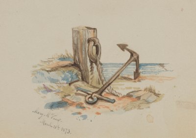Sem título (Amarração e âncora) de Mary Vaux Walcott