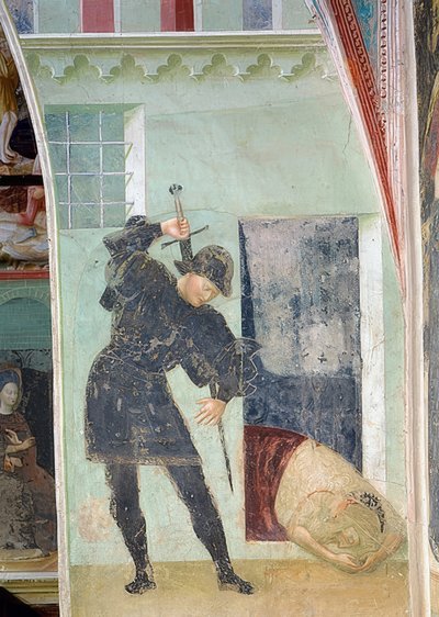 A decapitação de João Batista. 1435 de Tommaso Masolino da Panicale