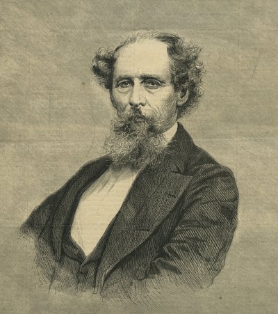 Charles Dickens, para a Harpers Weekly de Mason and Co.