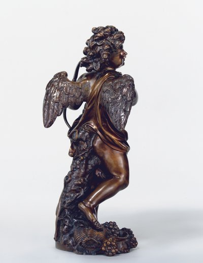 Uma figura de Cupido, c.1700 (bronze) de Massimiliano Benzi Soldani