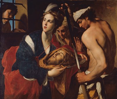 Salomé com a cabeça de João Batista (óleo sobre tela) de Massimo Stanzioni