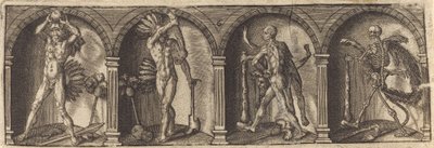 Os vários retratos e figuras VI de Master AD