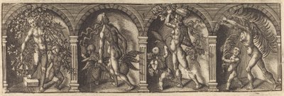 Os vários retratos e figuras V de Master AD