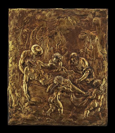 O sepultamento, final do século XVI e início do século XVII de Master AvB