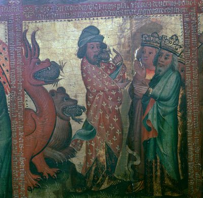 Painel quarenta e quatro do Altar do Apocalipse, século XV de Master Bertram of Hamburg
